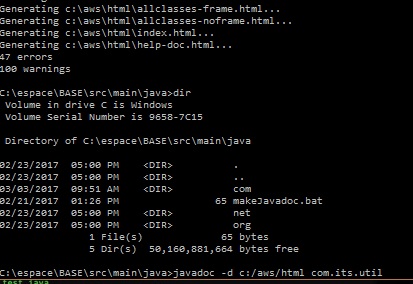 1.2.8.JavadocInWindowsCommand